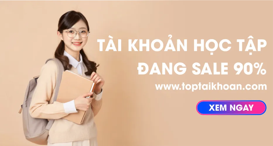 tài khoản học tập giá rẻ