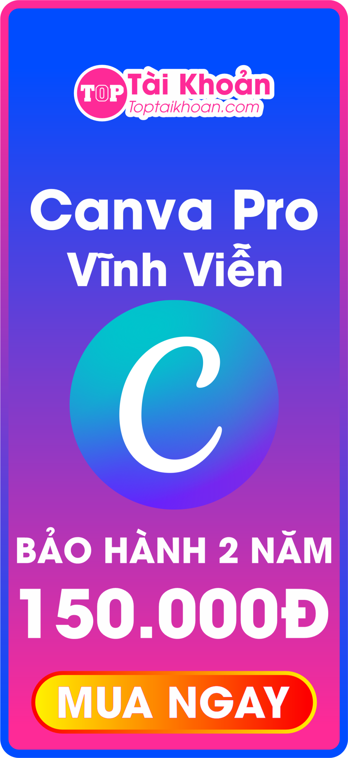 tài khoản Canva pro