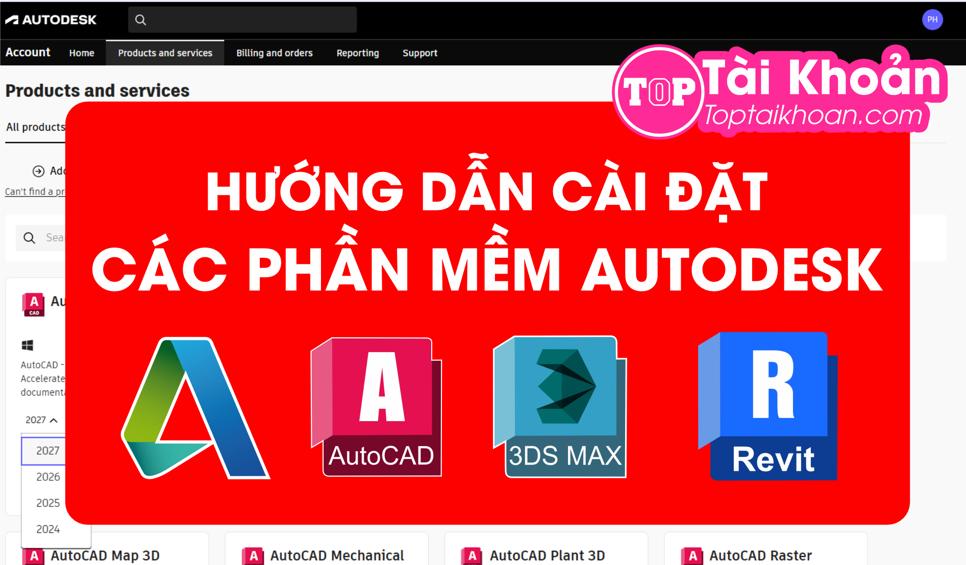 hướng dẫn cài đặt autodesk app